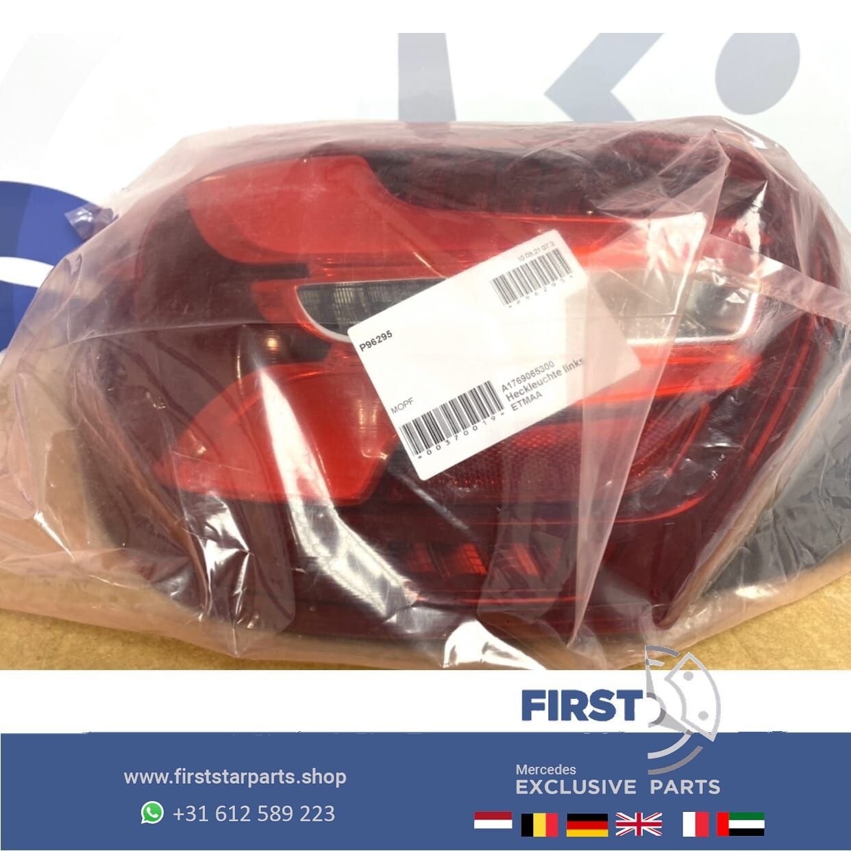 W176 A KLASSE FACELIFT ACHTERLICHT LINKS ORIGINEEL MERCEDES, Gebruikt, -, Ophalen of Verzenden, -
