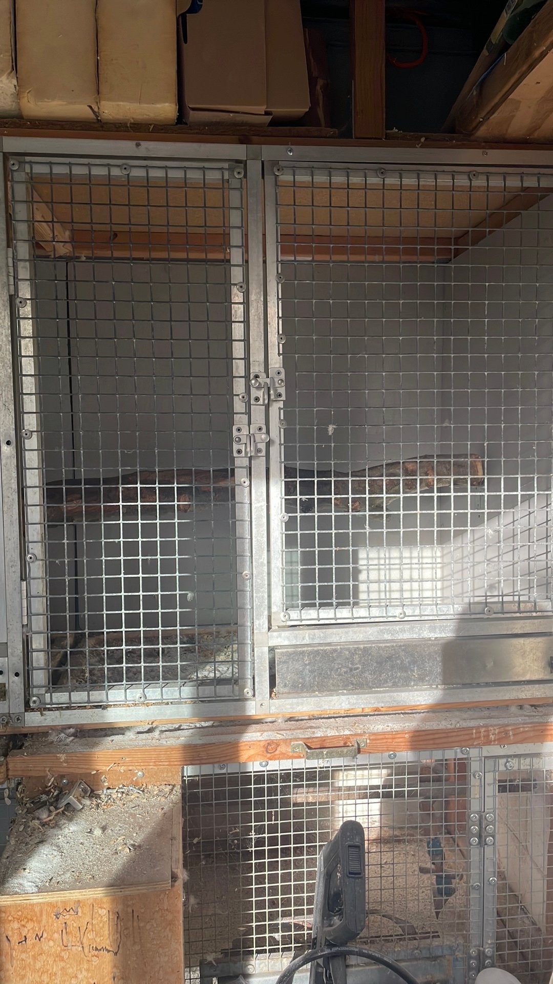 Aluminium voile paneel, Ophalen of Verzenden, Zo goed als nieuw, Aluminium, Volière