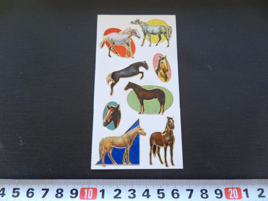 sticker set Paard Paarden GD069, Ophalen, Zo goed als nieuw