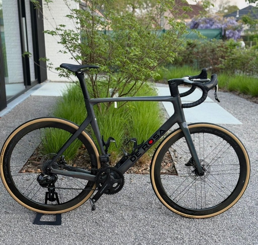 De Rosa Settanta 70 racefiets Dark Rainbow Superrecord EPS, 28 inch, Carbon, Heren, Zo goed als nieuw