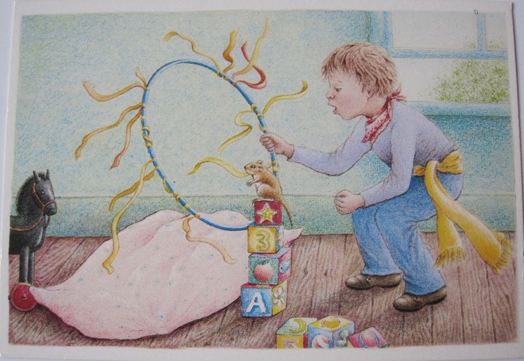 voor het kind - kind met hoepel - 1981 - nieuw, Verzenden, 1980 tot heden, Ongelopen, Kinderen
