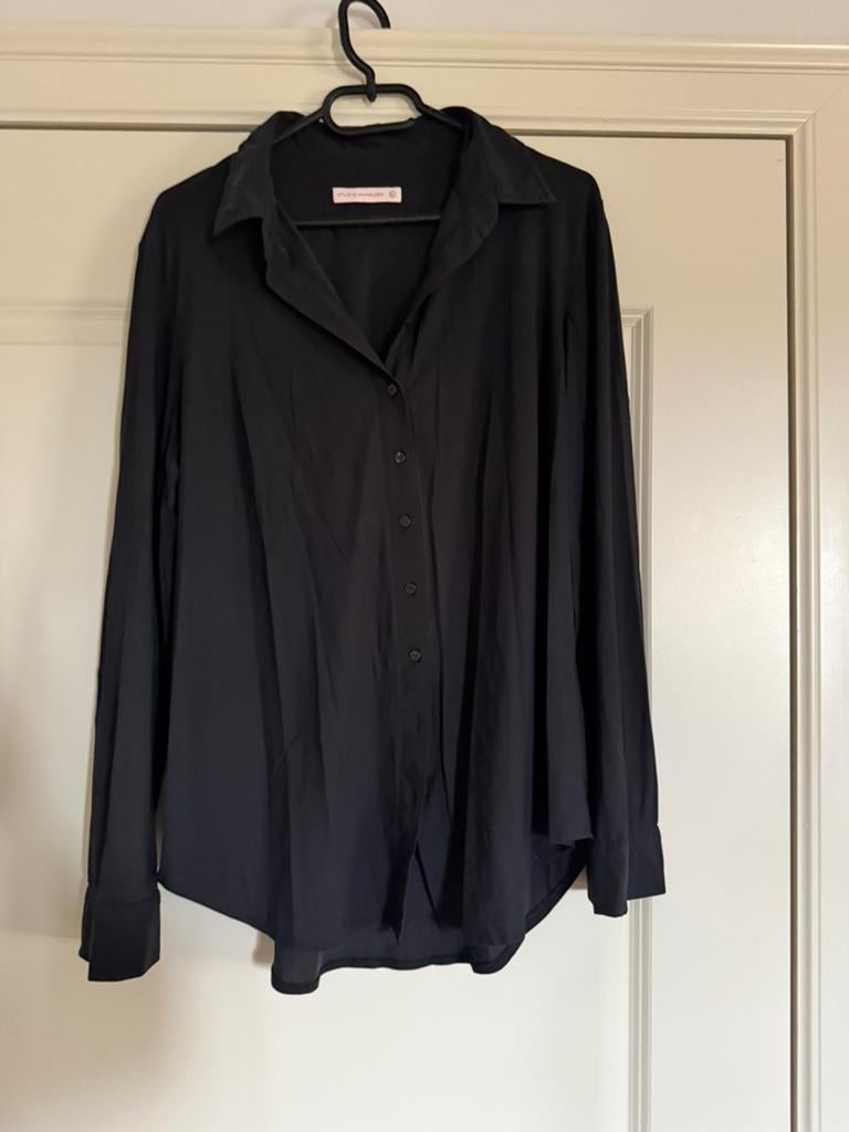 Studio Anneloes Poppy blouse zwart maat XL, Ophalen of Verzenden, Zo goed als nieuw, Maat 46/48 (XL) of groter, Zwart