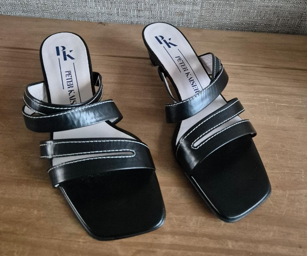 Peter Kaiser sandalen - Zwart - Maat 39 - Nieuw, Peter Kaiser, Zwart, Nieuw, Sandalen of Muiltjes