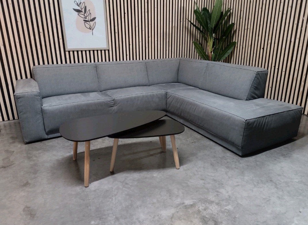 Coming Lifestyle Pull Hoekbank Grijs - Gratis Bezorging, Hoekbank, Ophalen of Verzenden, Zo goed als nieuw, Vierpersoons of meer