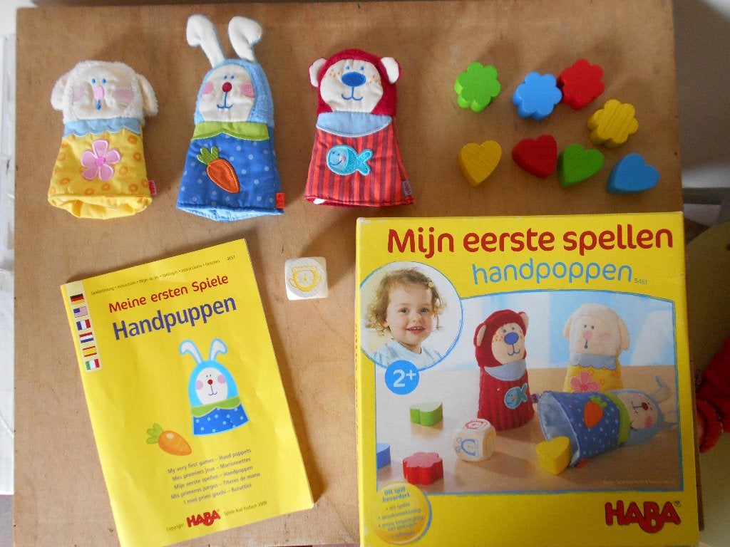 Mijn eerste spellen handpoppen, compleet, Ophalen of Verzenden, Gebruikt, Overige typen