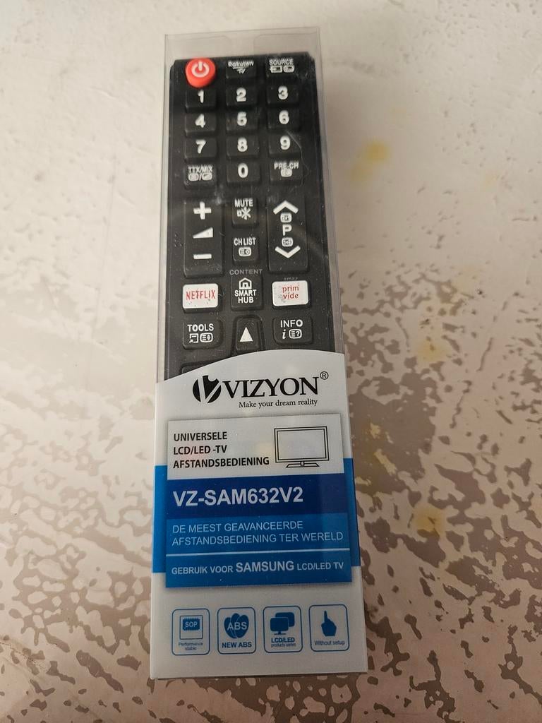 Universele afstandsbediening voor Samsung LCD/LED TV, Universeel, Nieuw, Vizyon, Ophalen of Verzenden