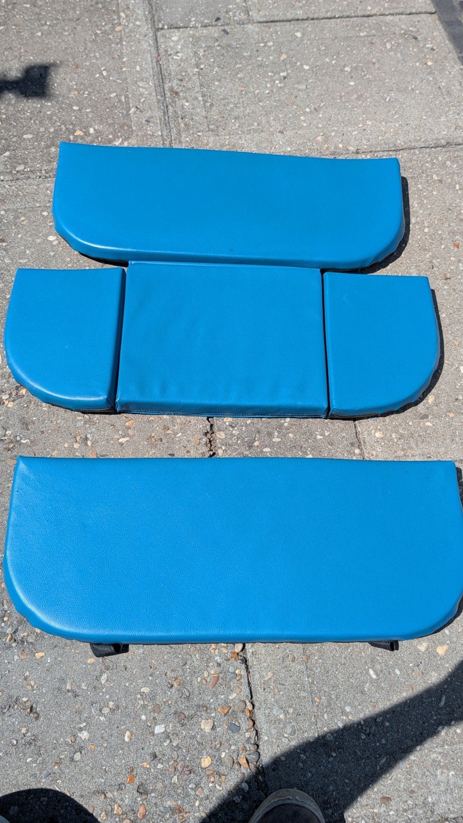 Babboe bakfiets zitkussens - Blauw, Ophalen of Verzenden, Gebruikt, 1 kind, Overige merken