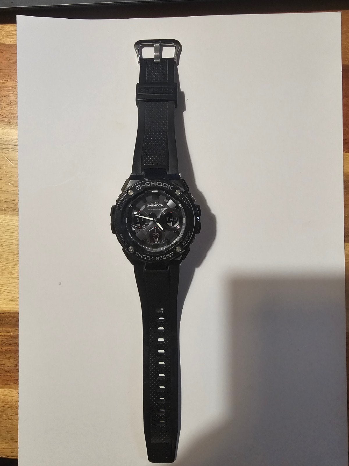 Casio G-Shock GST-W110 Zelf Oplaadbaar Solar Horloge, Sieraden, Tassen en Uiterlijk, Casio, Staal, Polshorloge, Kunststof