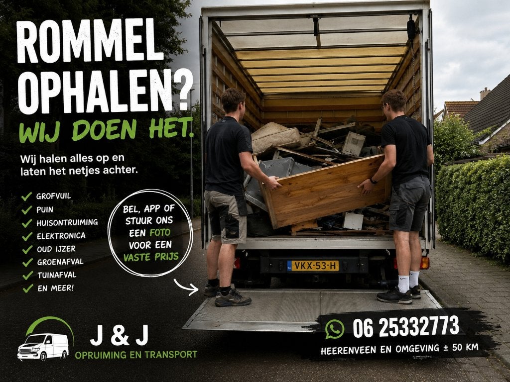 Woning, schuur of garage laten leeghalen?, Ophalen of Verzenden