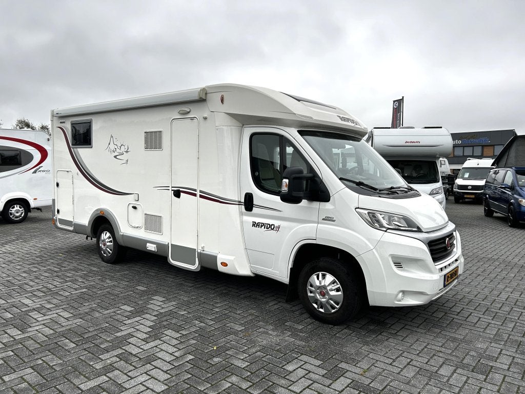 Rapido Le Randonneur 680 Queensbed/2014/Euro-5/6.90M/Airco!, Caravans en Kamperen, Fiat, 6 tot 7 meter, Bedrijf, Tot en met 3