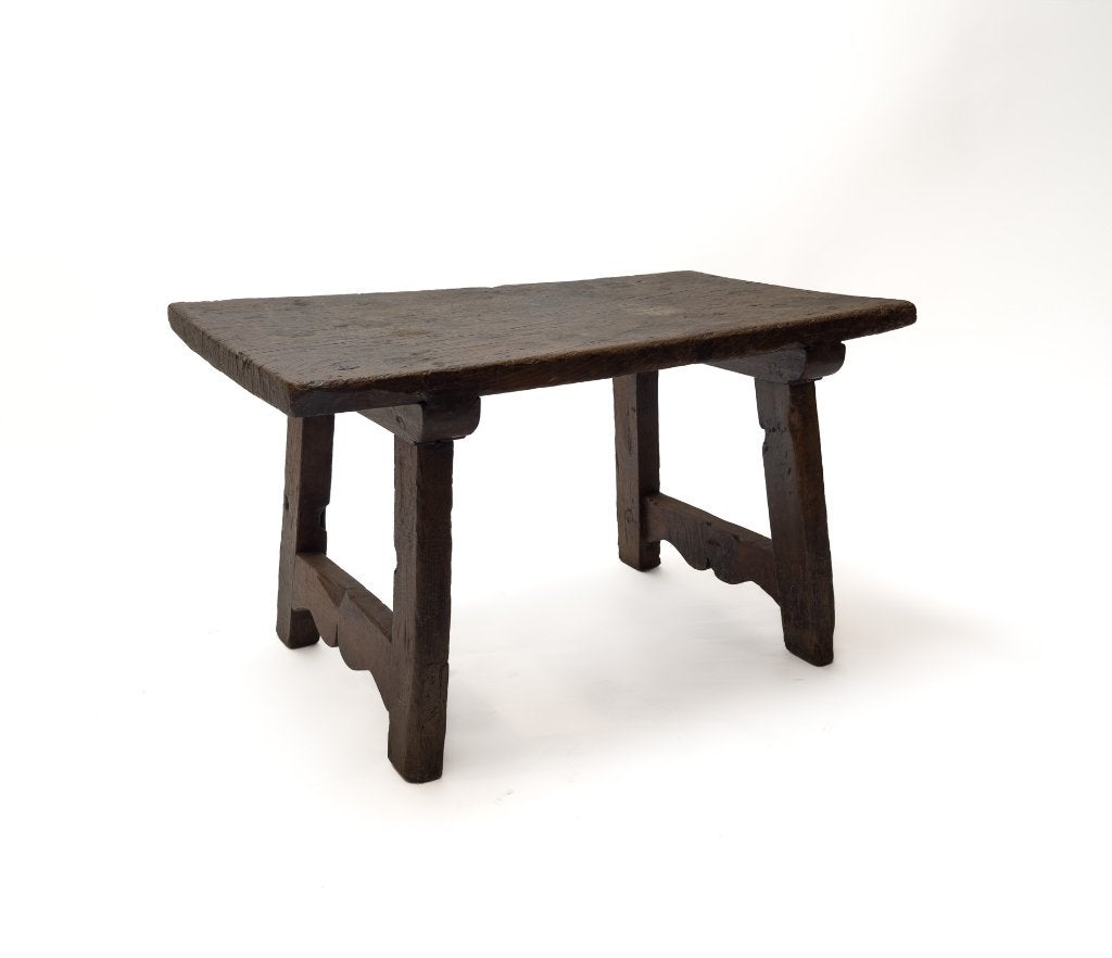 Oude rustieke houten tafel / boerderijtafel, Ophalen of Verzenden