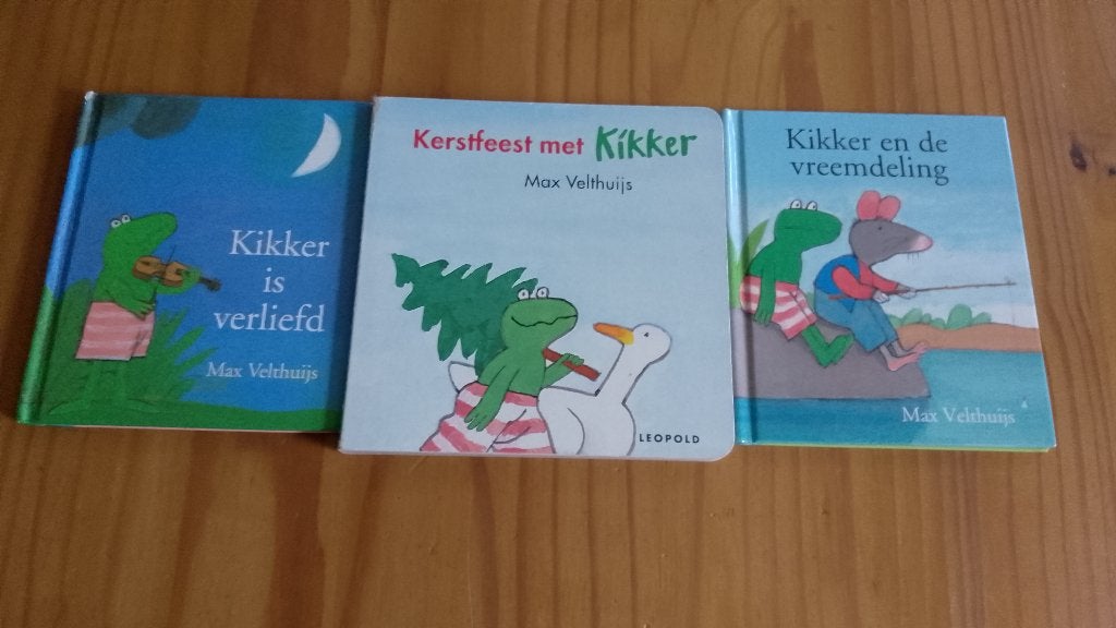 Max Velthuis, Kikkerboekjes 3x, Gelezen, Fictie algemeen, Ophalen of Verzenden, 4 jaar