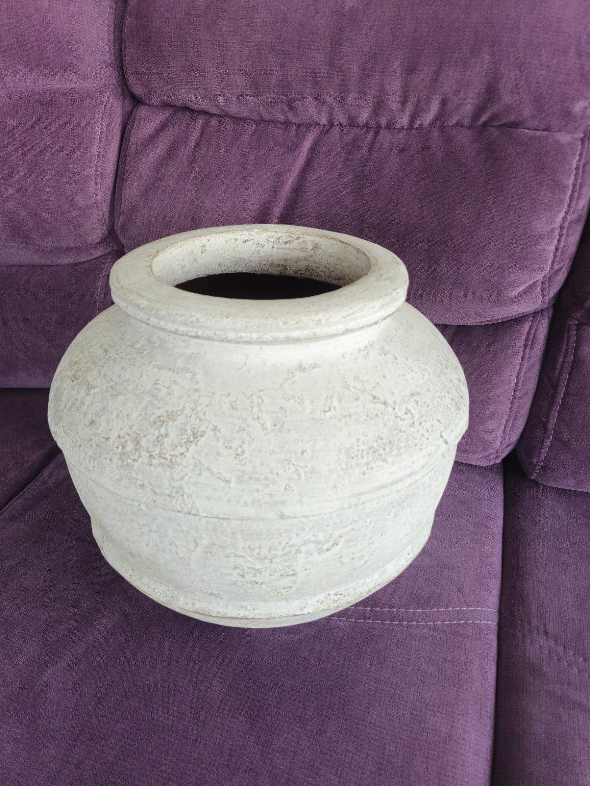 aardewerken bloempot, 25 tot 40 cm, Gebruikt, Rond, Ophalen of Verzenden