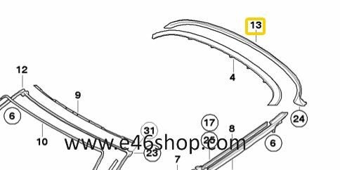 Afdekkap BMW E93 OE 51767155749 ORG NIEUW BMW, Auto-onderdelen, -, Nieuw, Ophalen of Verzenden, -