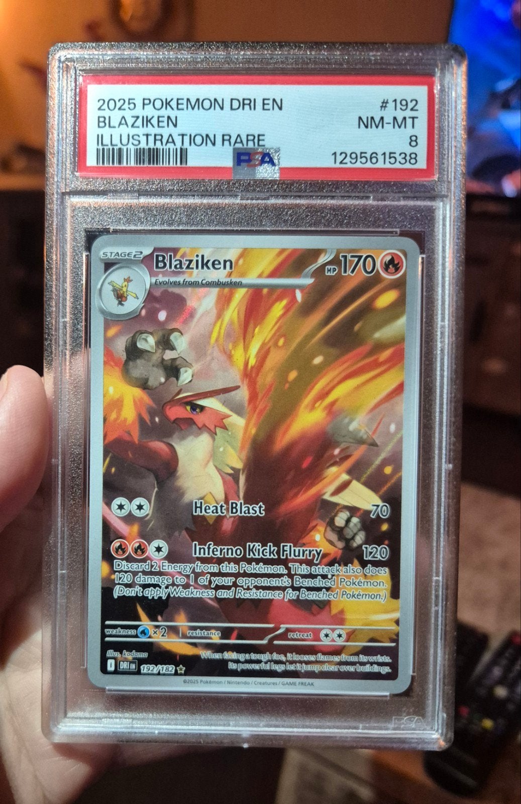 psa 8 blaziken destined rivals, Ophalen of Verzenden, Zo goed als nieuw