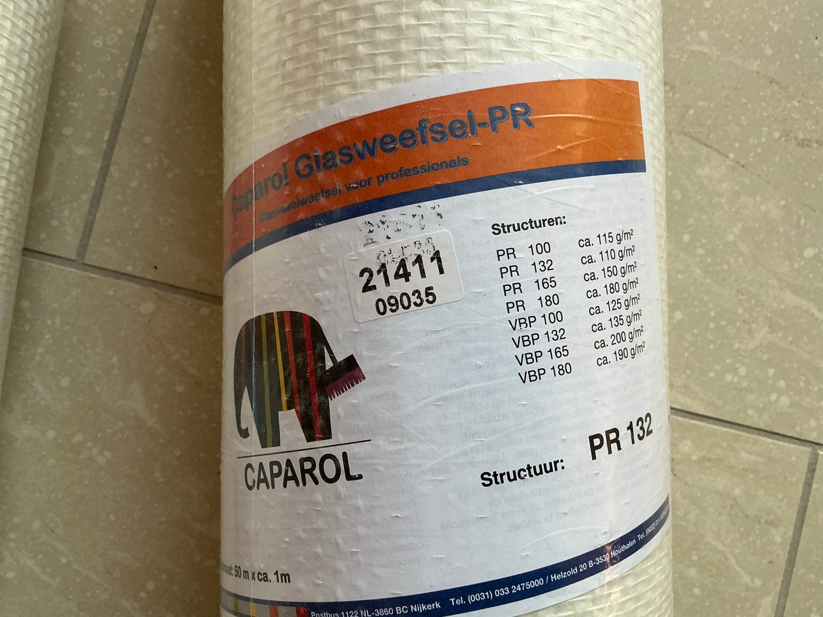 Nieuw Caparol Glasweefsel-PR PR 132 - Doe een bod!, Ophalen, Nieuw