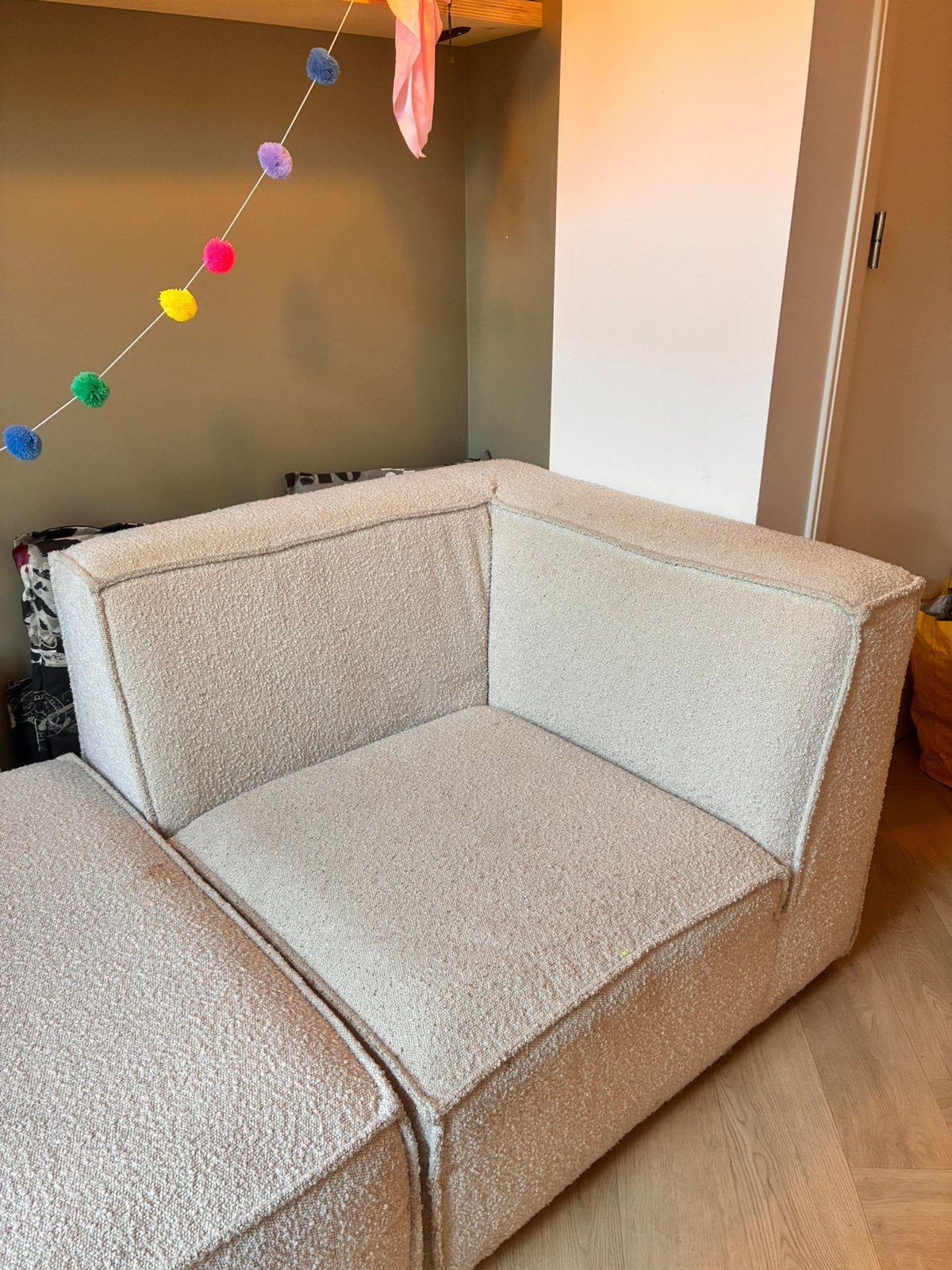 Hoekbank element modulaire bank Newton Nous living, Ophalen, Gebruikt, 75 tot 100 cm, Minder dan 150 cm