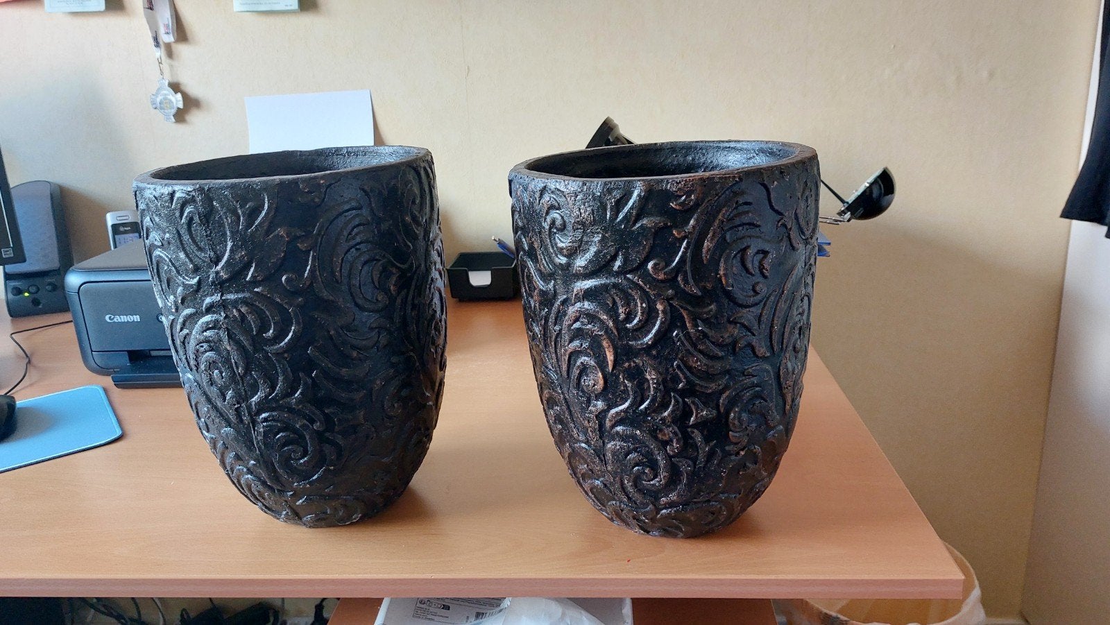 Diverse decoratieve vazen en potten en tafeltje, Huis en Inrichting, Ophalen, Gebruikt, Steen/keramiek, Meerkleurig
