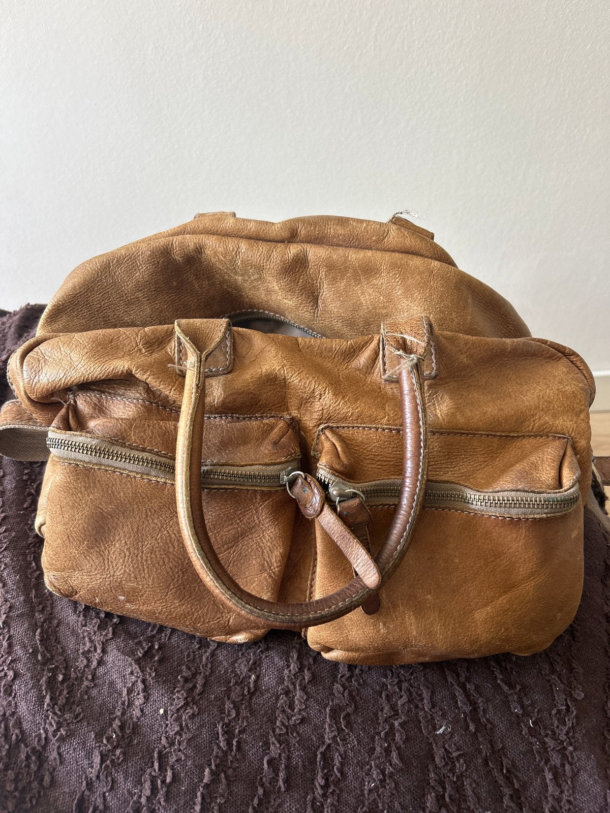 Cowboysbag - Bruin, Ophalen of Verzenden, Gebruikt, Bruin, Handtas