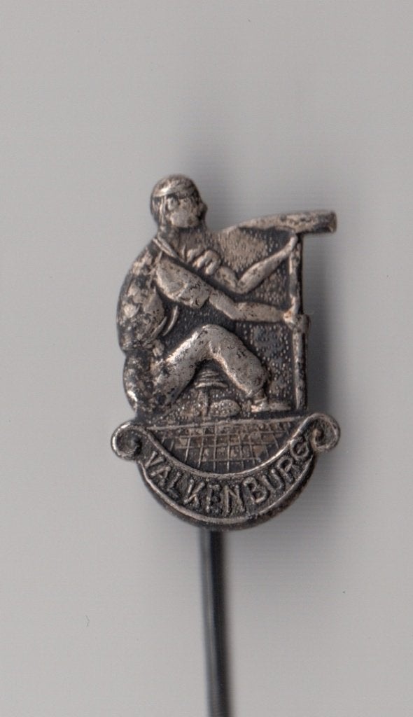 Valkenburg Mijnwerker Mijnen Limburg speldje, Gebruikt, Niet vindbaar, Niet vindbaar, Speldje of Pin