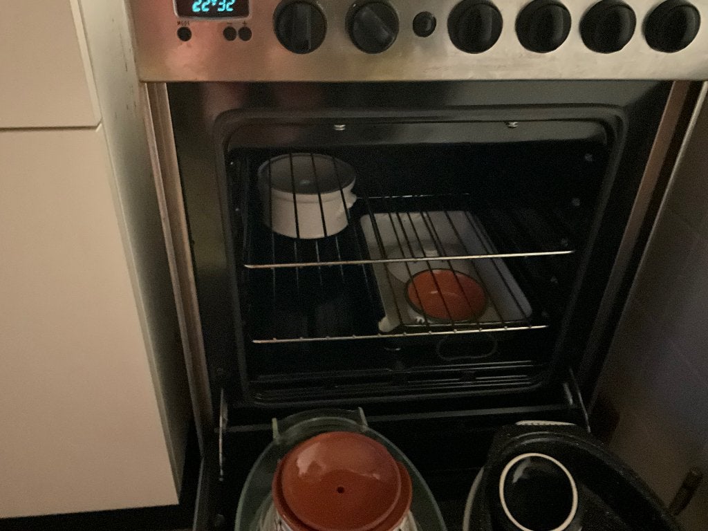 Pelgrim perfect fornuis op gas met hetelucht  oven, Ophalen, Gebruikt, 4 kookzones, Gas