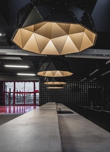 DARK AT NIGHT Apollo Pedant lamp hanglamp plafondlamp lamp, Waterstad 23, High-end Furniture, Zo goed als nieuw, Metaal
