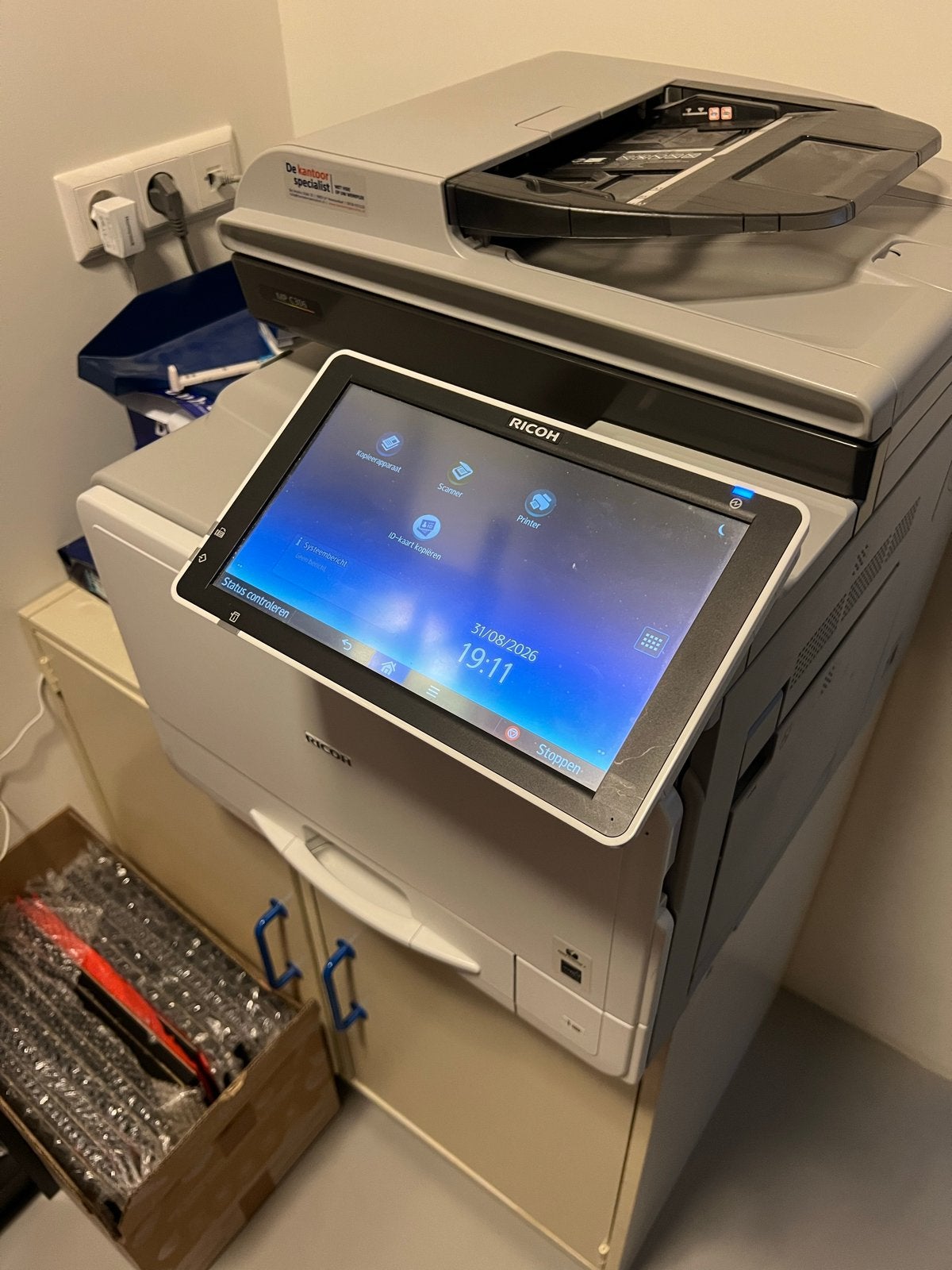 Ricoh MPC 306 All-in-one Printer/Scanner/Copier/Fax, Computers en Software, Printers, Ophalen, Draadloos, Gebruikt, All-in-one