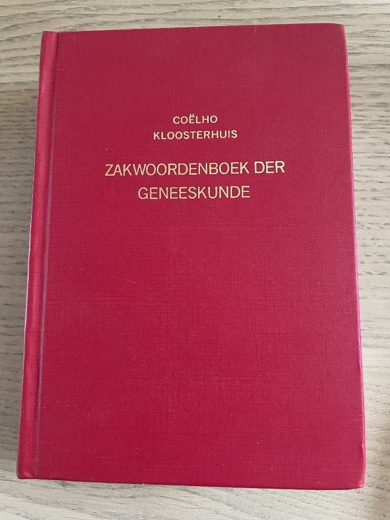 Zakwoordenboek der geneeskunde, Ophalen of Verzenden, Gamma, Zo goed als nieuw, WO