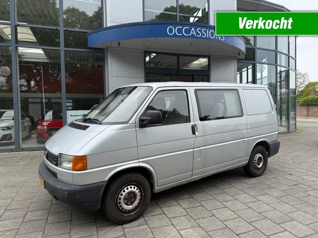 Volkswagen TRANSPORTER 2.5 TDI DUBBEL CABINE-MEENEEMPRIJS!!!, Auto's, Bestelauto's, Volkswagen, Bedrijf, Zilver of Grijs, Handgeschakeld