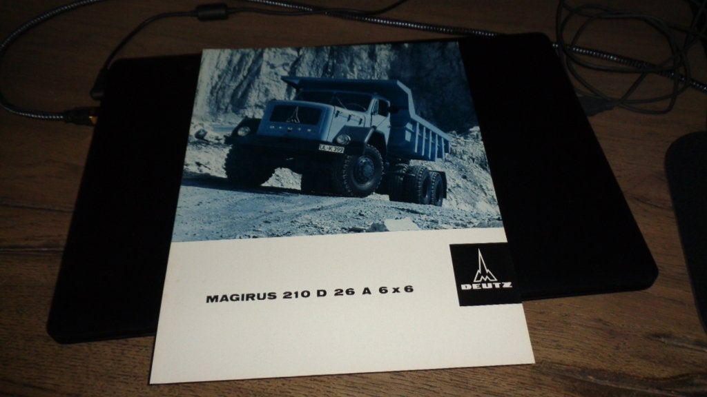 ZELDZAME Folder MAGIRUS - DEUTZ , MAGIRUS 210 D 26 A 6x6, Verzenden, Nieuw, Overige merken