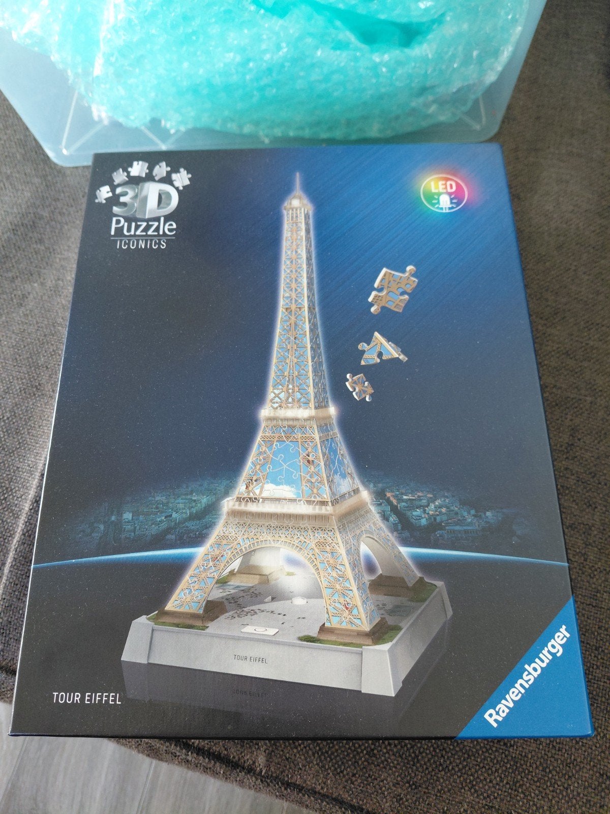 Ravensburger 3D Puzzel Eiffeltoren met LED-verlichting, Ophalen, Minder dan 500 stukjes, Nieuw, Rubik's of 3D-puzzel