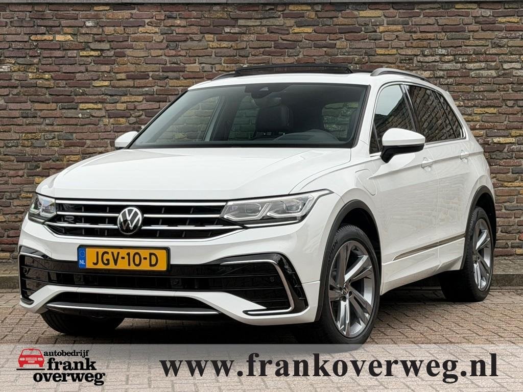 Volkswagen TIGUAN 1.4 TSI eHybrid R-LINE Panodak 94% SOH Hea, 1800 kg, Wit, Hybride Elektrisch/Benzine, SUV of Terreinwagen