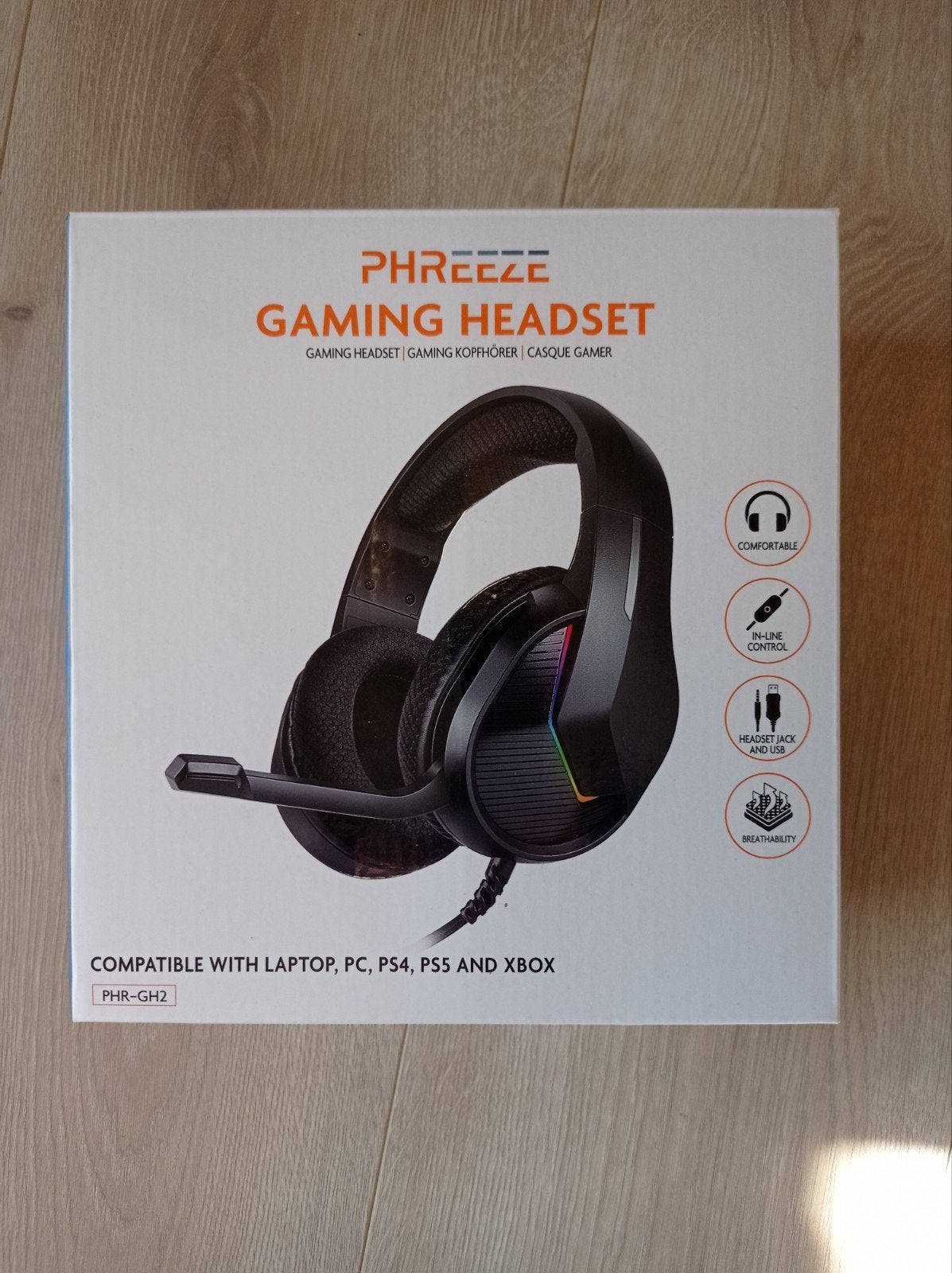 PHREEEZE Gaming Headset!, Computers en Software, Headsets, Ophalen of Verzenden, Zo goed als nieuw