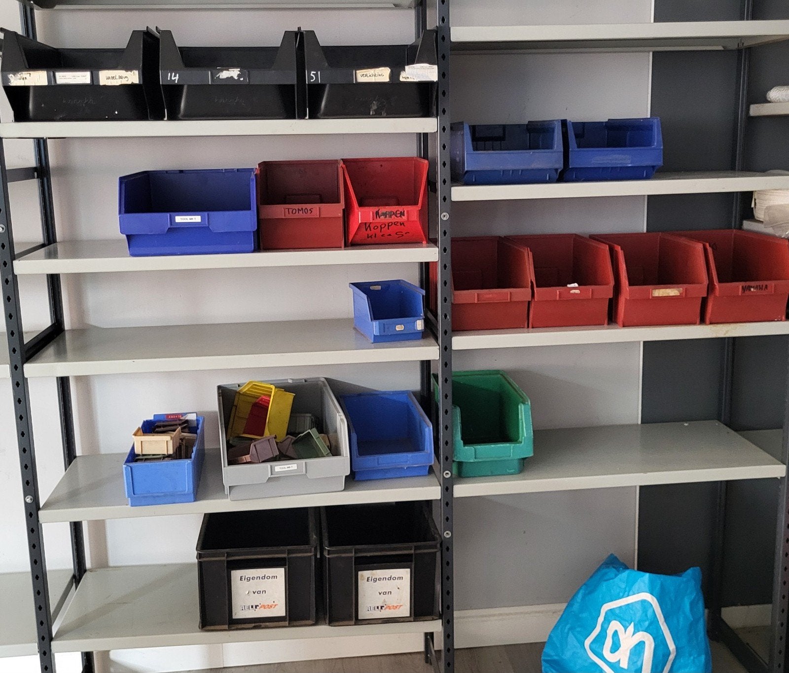 Gereedschapbakken gereedschapbak magazijnbakken, Ophalen, Gebruikt