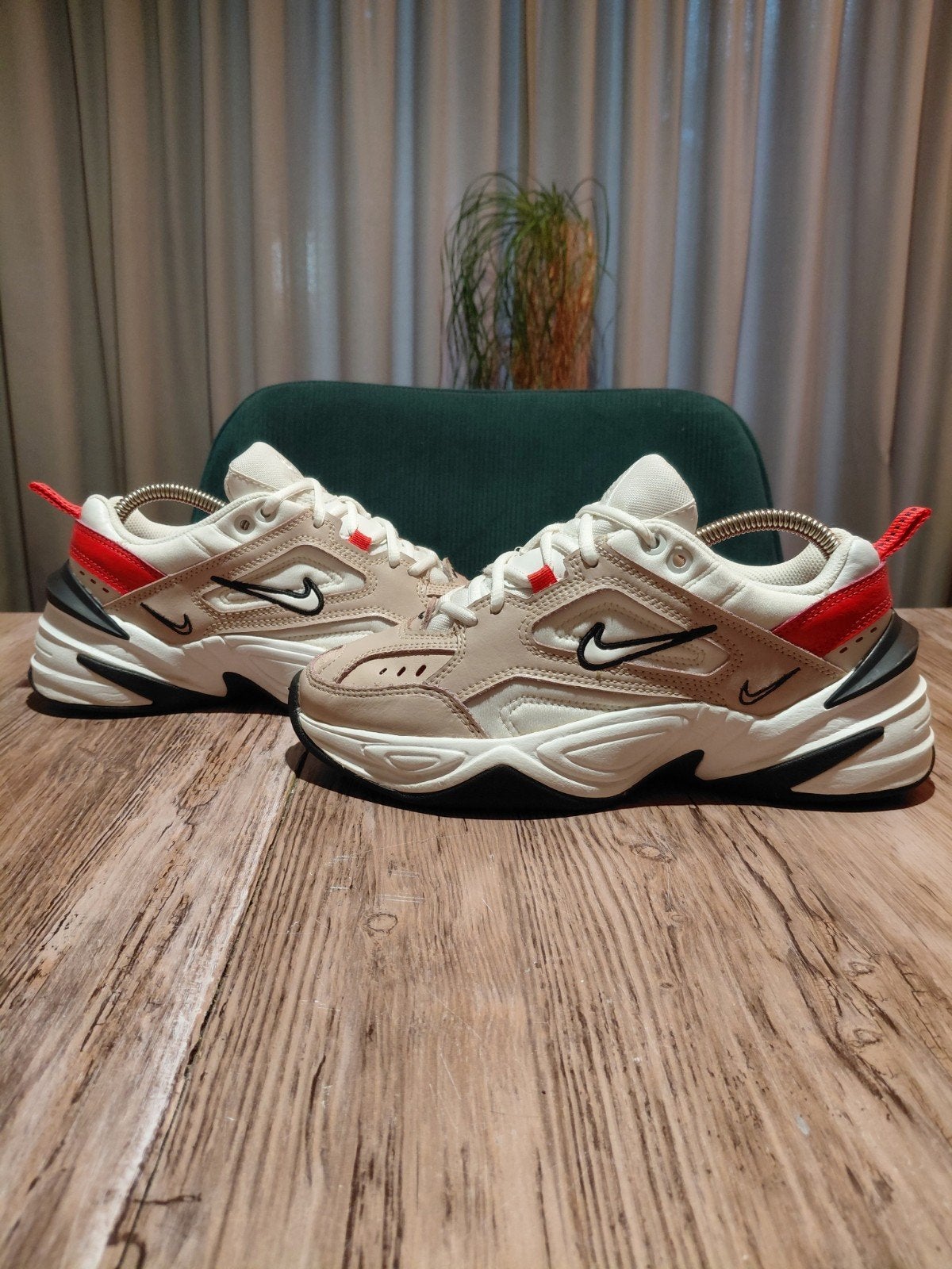 Nike M2K Tekno 'Fossil Stone' Size 37,5, Wit, Nike, Ophalen of Verzenden, Sneakers of Gympen