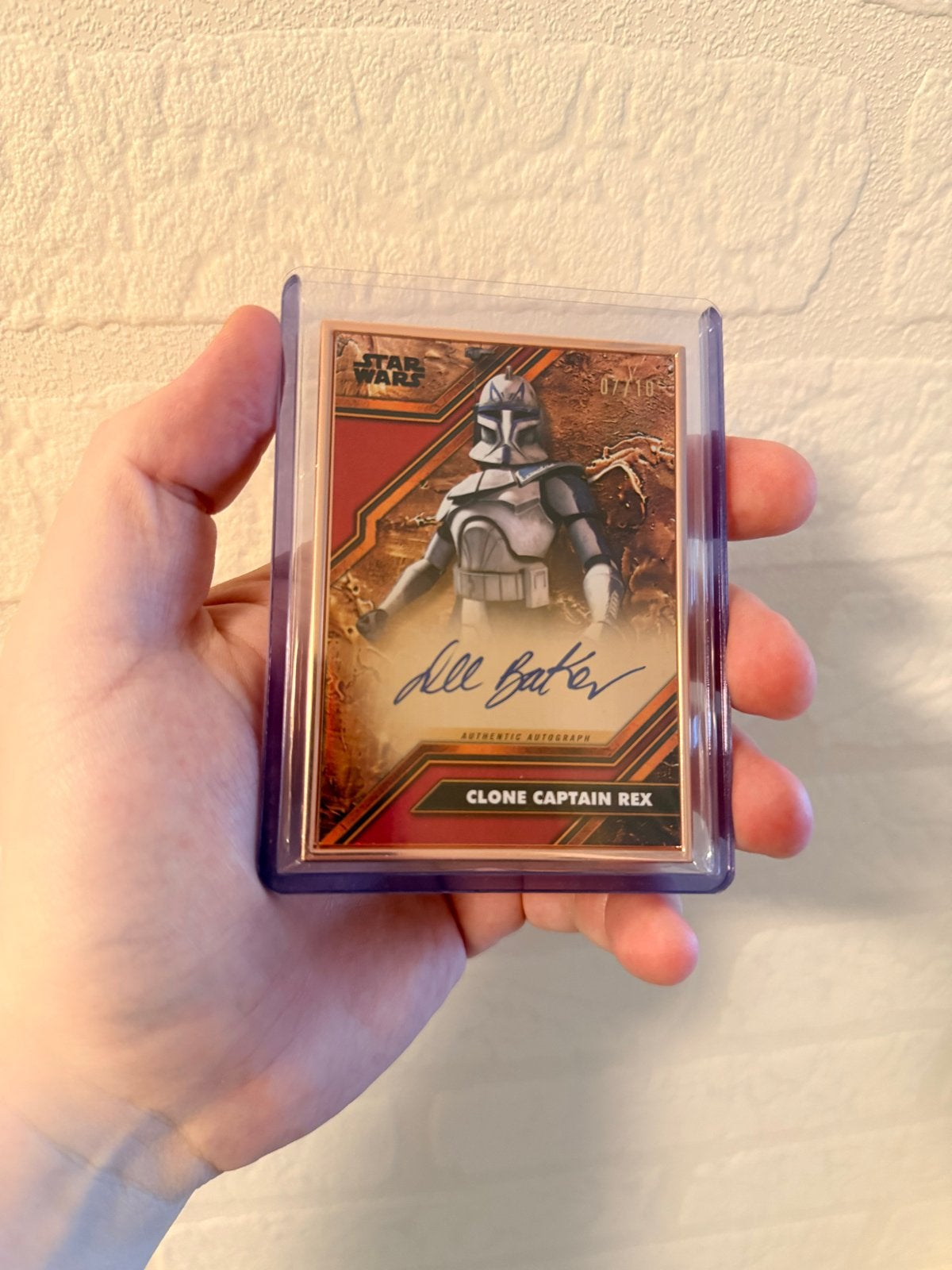 Topps Star Wars - Clone Captain Rex 7/10, Verzamelen, Speelgoed, Nieuw, Ophalen of Verzenden
