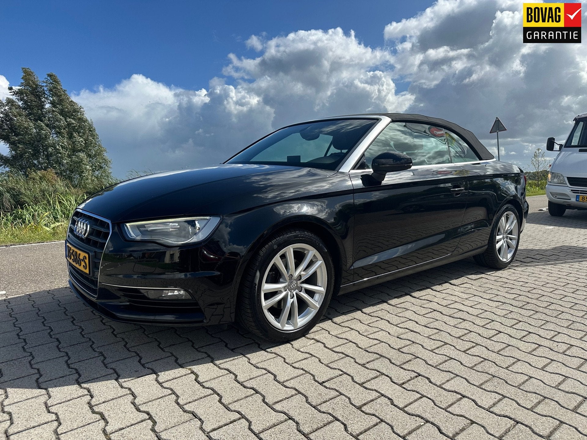 Audi A3 Cabriolet 1.4 TFSI CoD Ambition Pro Line S, Leder, X, Auto's, Gebruikt, Euro 6, 4 cilinders, Zwart