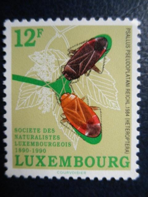 Postzegels Luxemburg 1990 insecten - cat.w. € 1,00 postfris., Ophalen of Verzenden, Luxemburg, Postfris