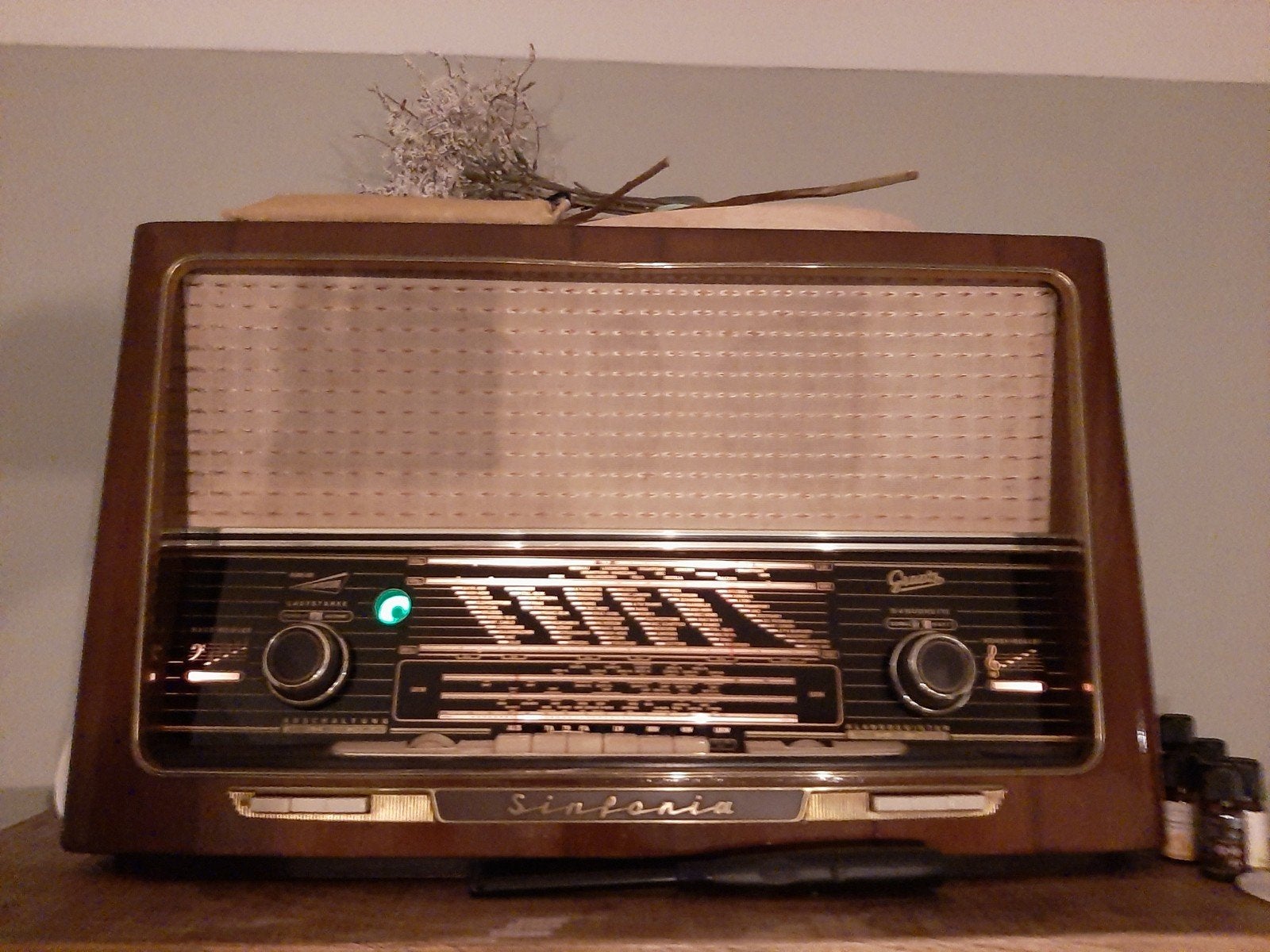 Graetz Synfonia radio uit 1954 - Gerestaureerd, Ophalen, Zo goed als nieuw, Radio