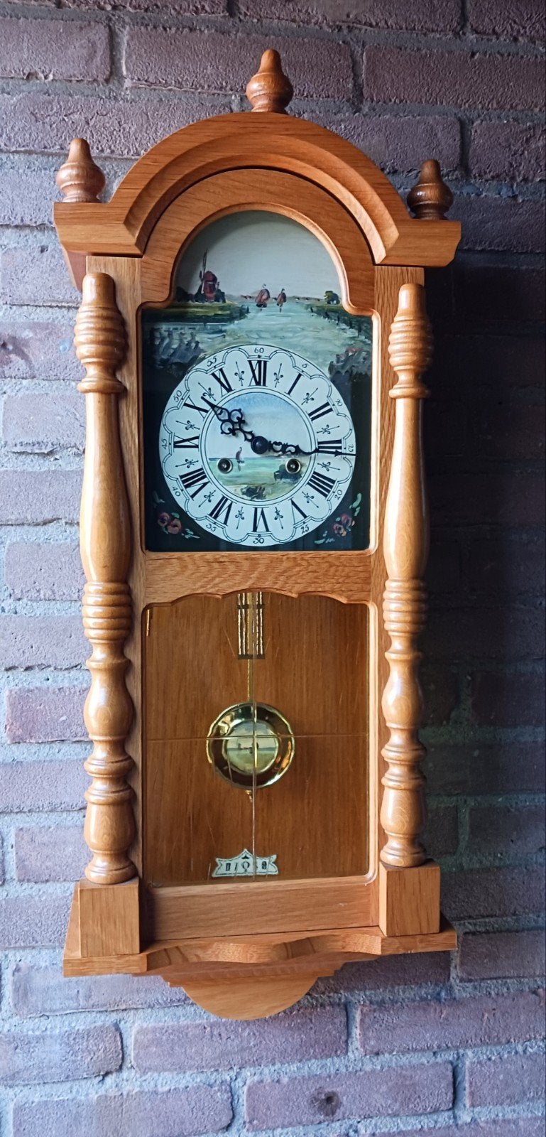 Wandklok, Antiek en Kunst, Antiek | Klokken, Ophalen of Verzenden