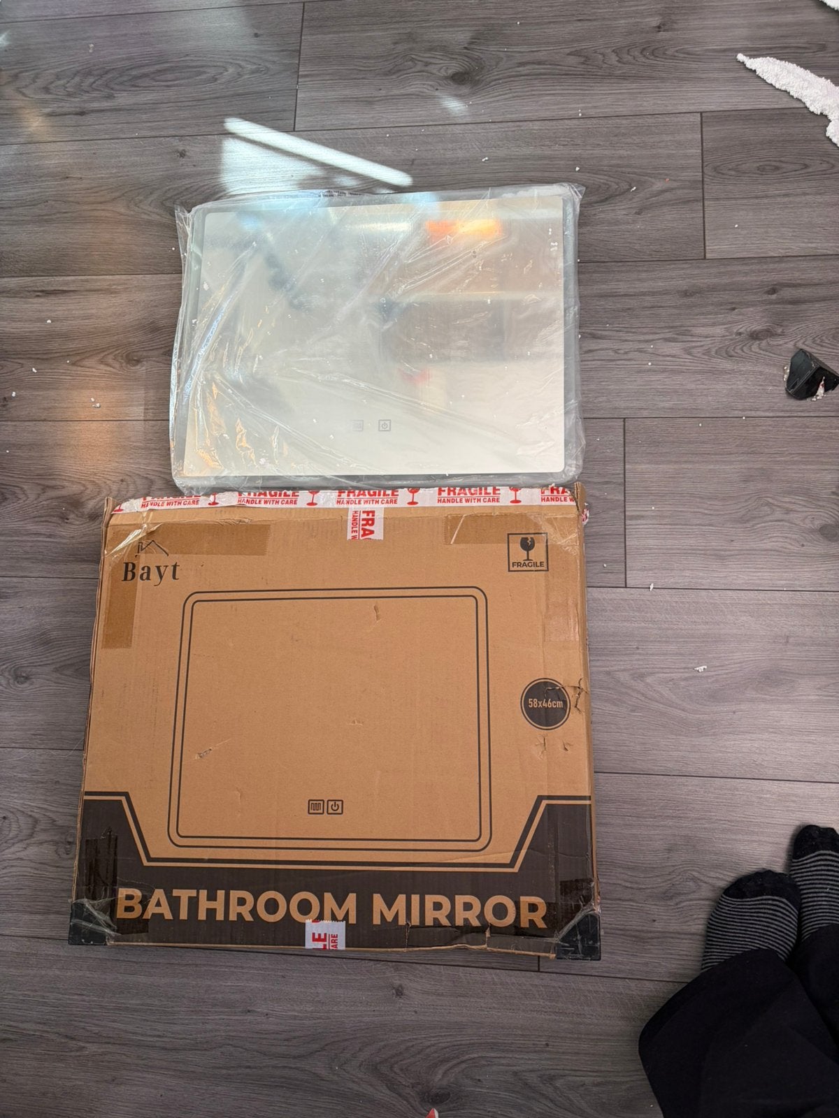 Nieuwe LED badkamerspiegel met verlichting, Huis en Inrichting, Ophalen, Overige typen, Nieuw, 50 tot 100 cm