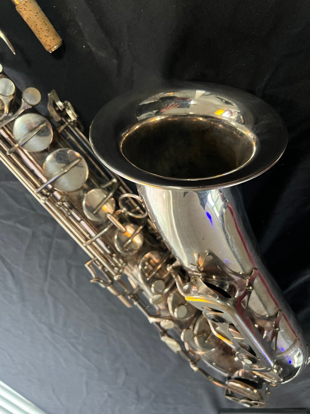 Te koop twee schenkelaars Tenor, Muziek en Instrumenten, Blaasinstrumenten | Saxofoons, Ophalen, Zo goed als nieuw, Tenor