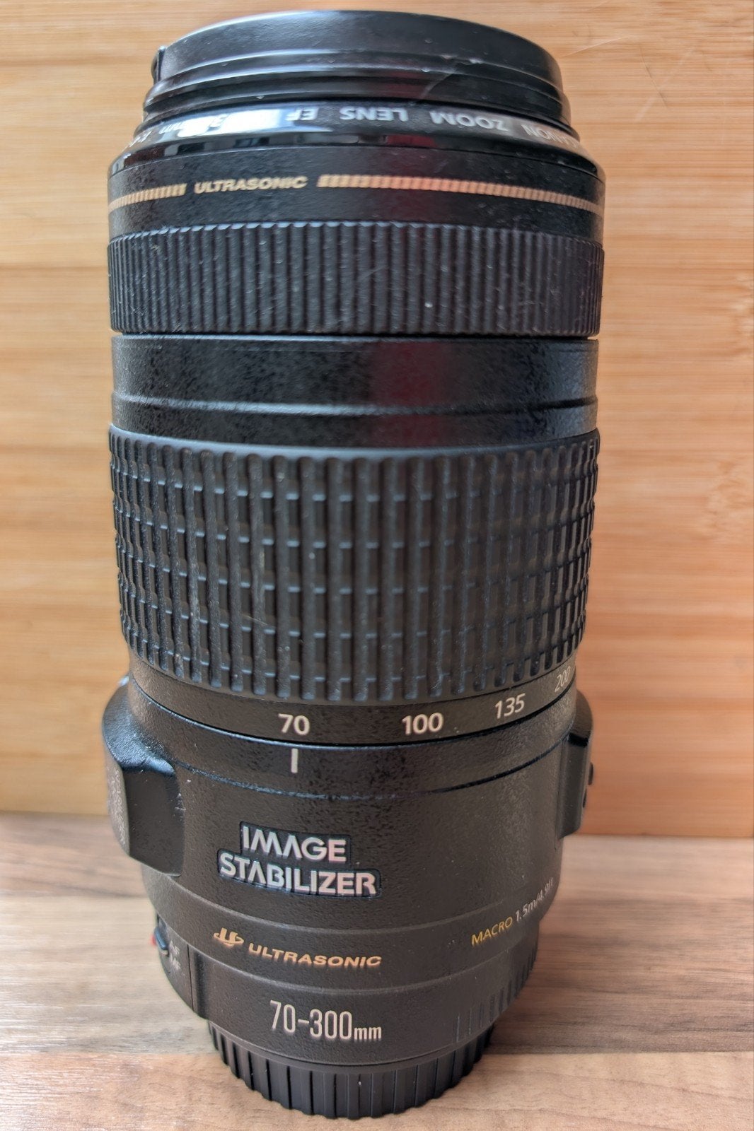 Canon EF 70-300mm f/4-5.6 IS USM Telelens, Audio, Tv en Foto, Fotografie | Lenzen en Objectieven, Gebruikt, Canon, 300 mm, Macrofunctie