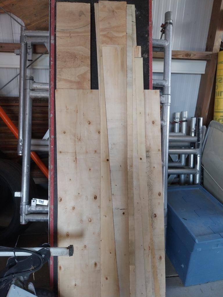 Houtplaat materiaal, Doe-het-zelf en Verbouw, Hout en Planken, Ophalen, Minder dan 25 mm, Plank, Minder dan 200 cm