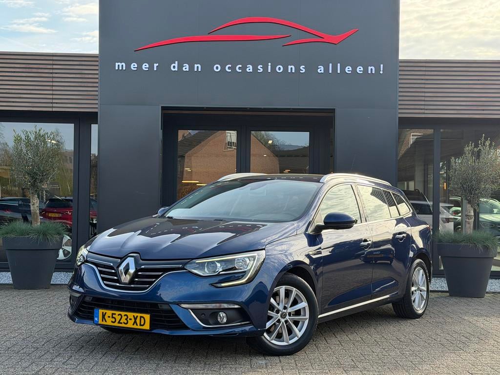 Renault Mégane Mégane Estate TCe 140 Limited (bj 2020), Gebruikt, 4 cilinders, 1290 kg, Blauw