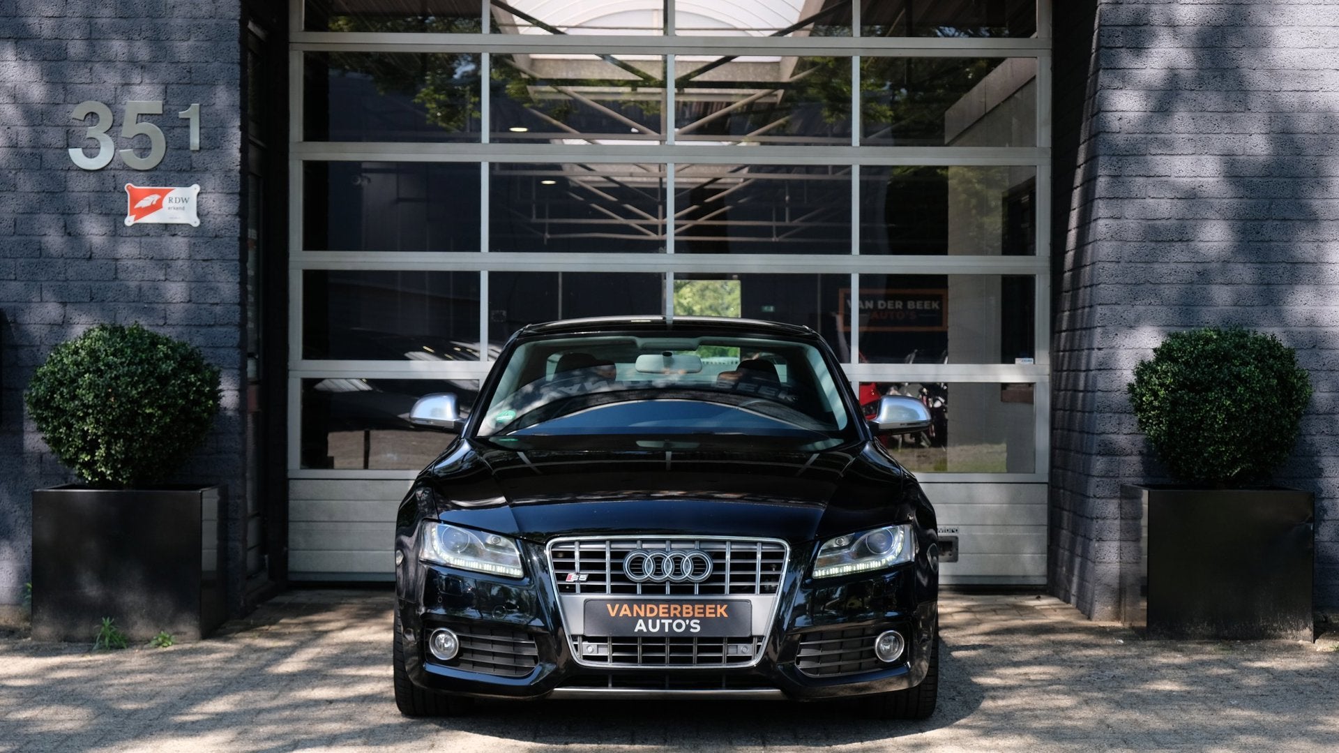 Audi S5 Coupé 4.2 FSI quattro 354PK | 128dkm! | Uniek!, Auto's, Automaat, Gebruikt, Leder en Stof, Zwart