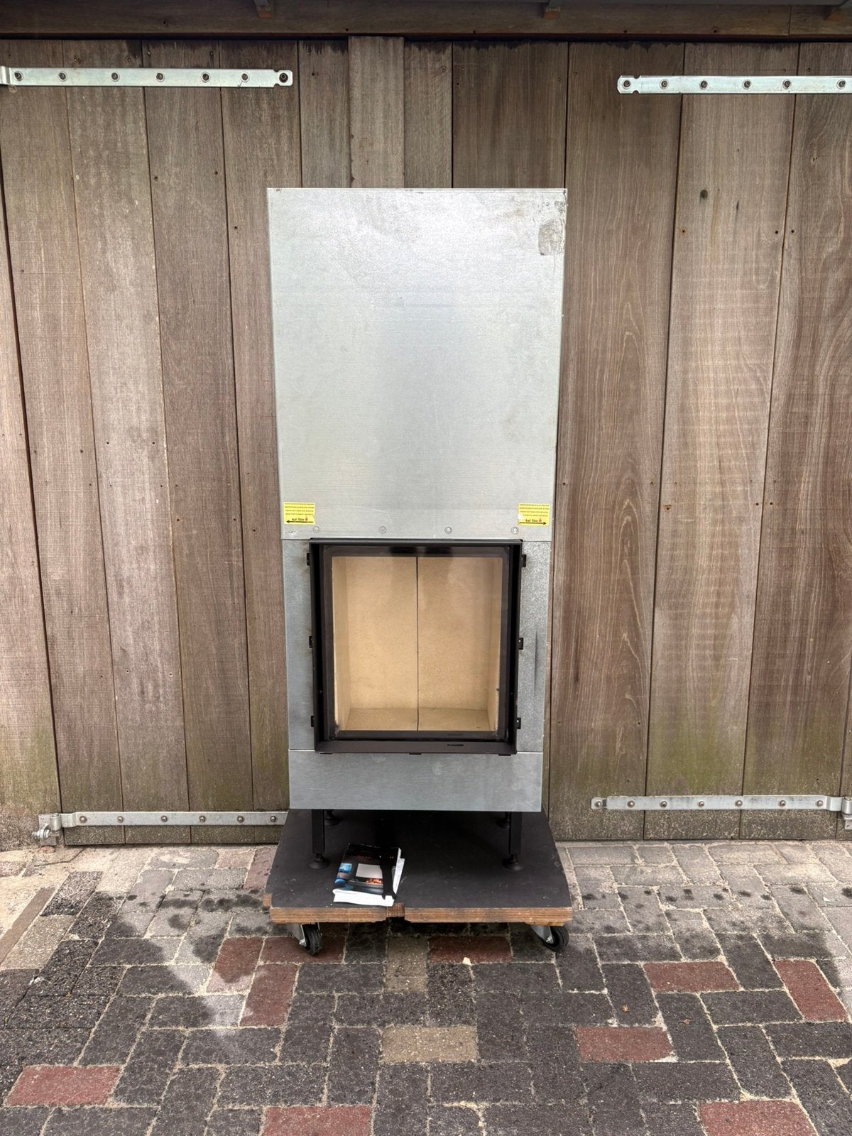 Kalfire W45/48F Houtkachel, Huis en Inrichting, Kachels, Zo goed als nieuw, Inbouw, Houtkachel, Hout, Ophalen of Verzenden