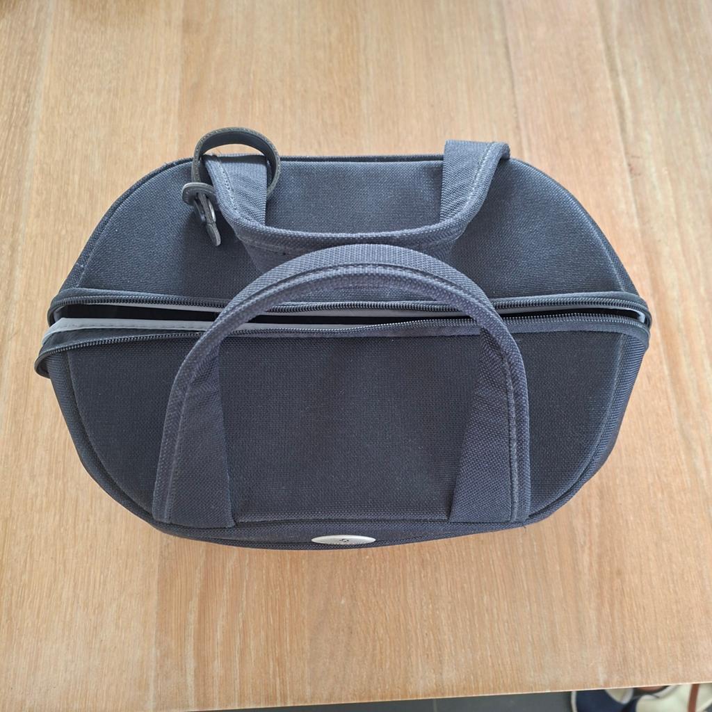 Samsonite beautycase - Donkerblauw, Softcase, Zwart, Ophalen of Verzenden, Zo goed als nieuw