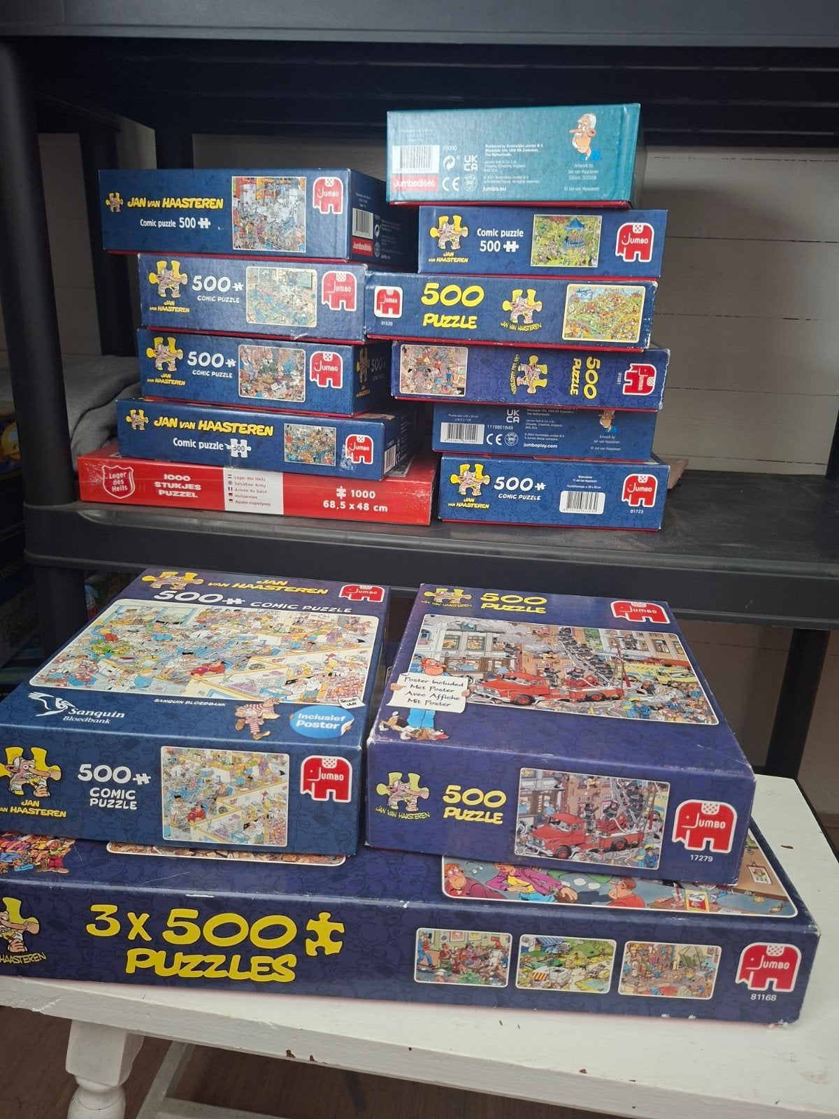 Jan van haasteren puzzels 500 stukjes, Hobby en Vrije tijd, Denksport en Puzzels, Ophalen, 500 t/m 1500 stukjes, Zo goed als nieuw