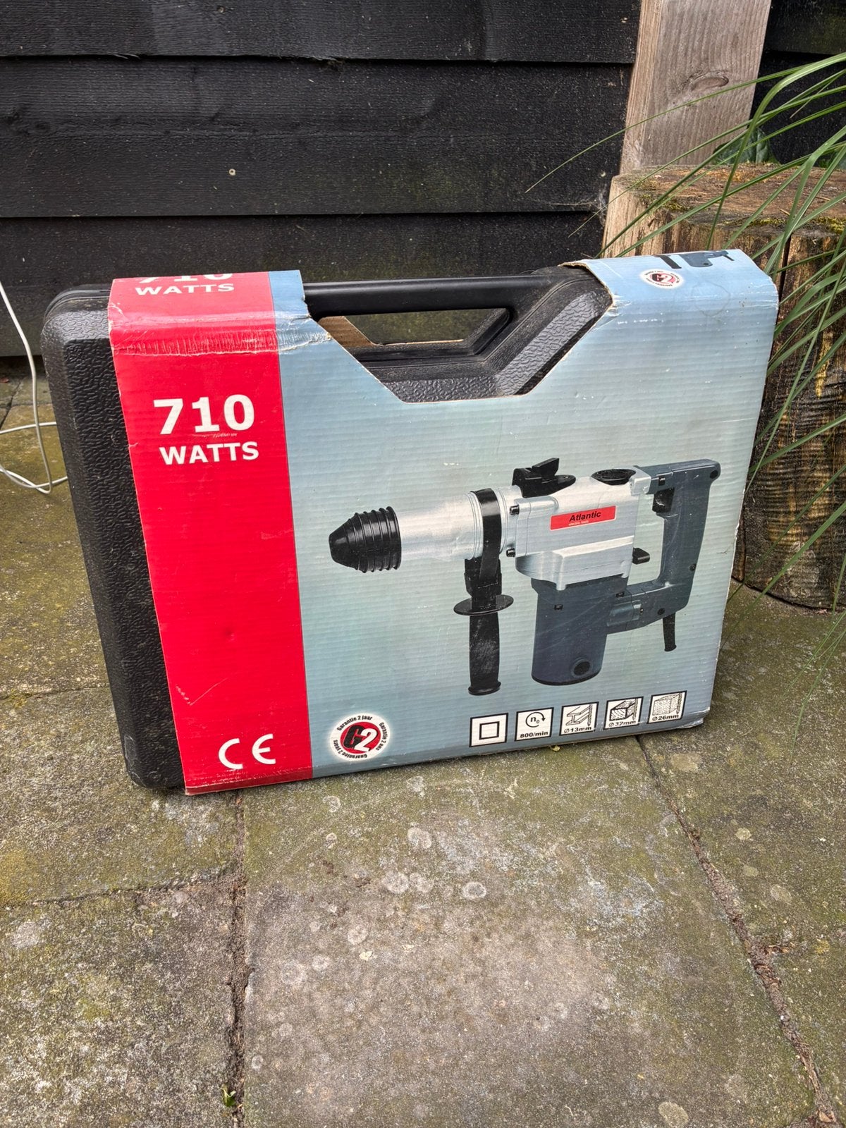 Boorhamer atlantic 710 watt, Doe-het-zelf en Verbouw, Ophalen of Verzenden, Zo goed als nieuw, Boor- en/of Breekhamer